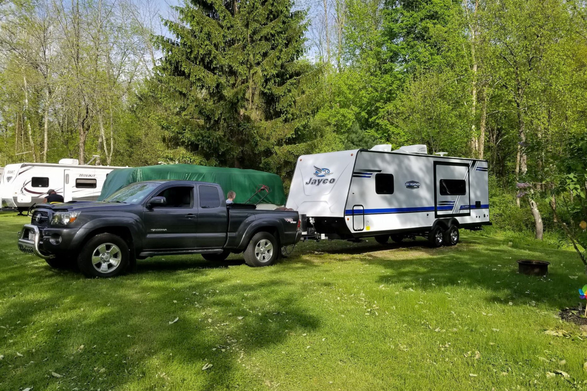 RV trailer site