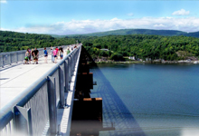 Walkway of the Hudson near Brook n Wood Campground